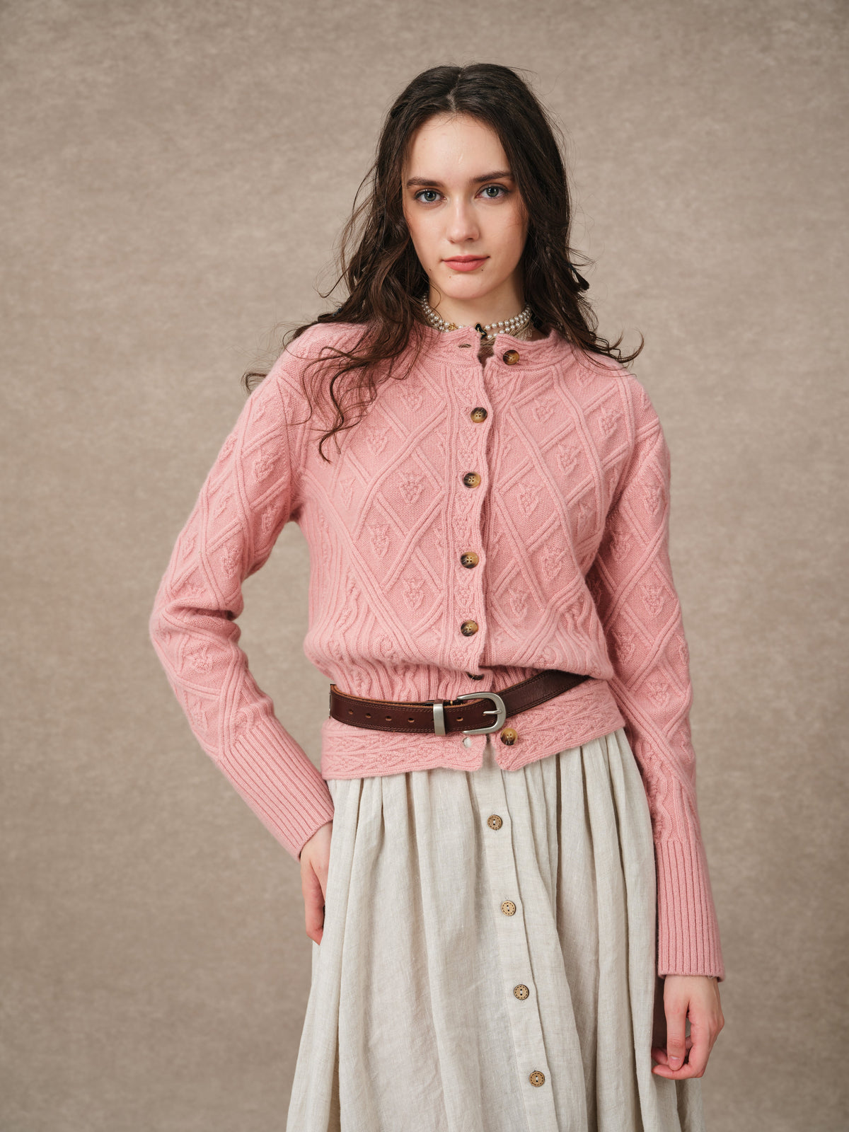 Flurry 17 | 100% Wool Sculptured Knitwear Cardigan